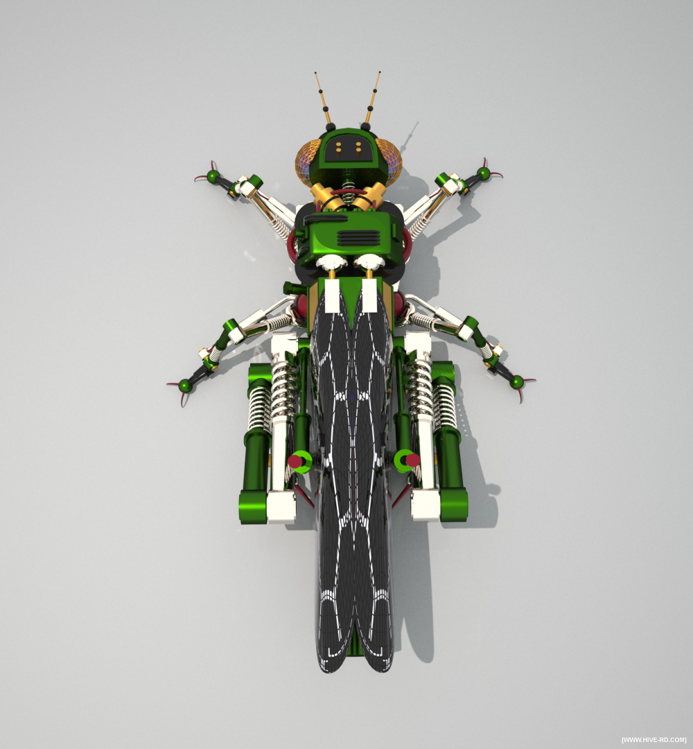 mechanical insect grasshopper