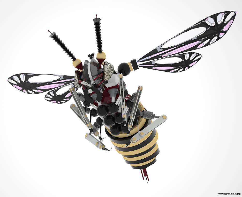 mechanical insect wasp